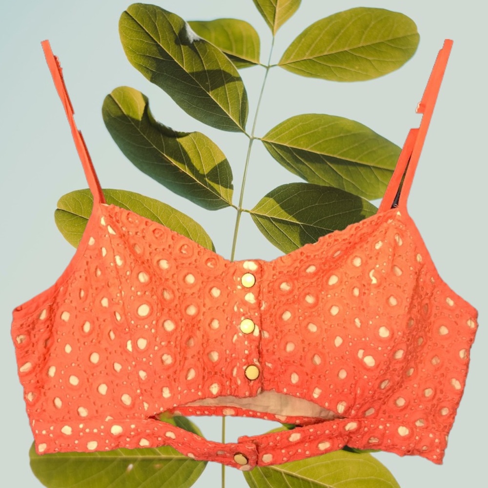 Lush Women's Cut Out Bralette- Size M